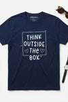 Think Outside The Box T-Shirt Navy