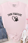 Think Pawsitive T-Shirt Pale Pink