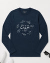 This is My Calm Outfit Long Sleeve T-Shirt Navy