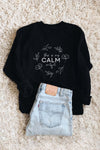 This is My Calm Outfit Sweatshirt Black
