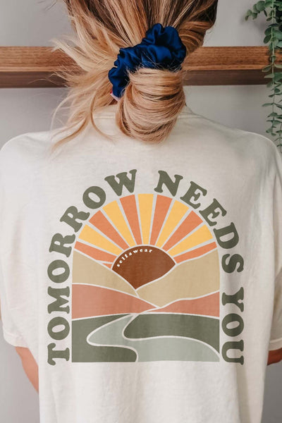 Tomorrow Needs You T-Shirt White Shirts Selfawear 