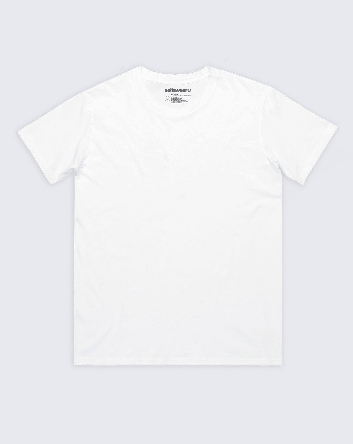 White - Blank Classic Tee Shirts Selfawear 