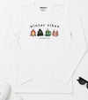 Winter Vibes Long Sleeve T-Shirt White