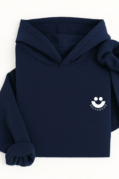 Worry Less Hoodie Navy Hoodie Selfawear 