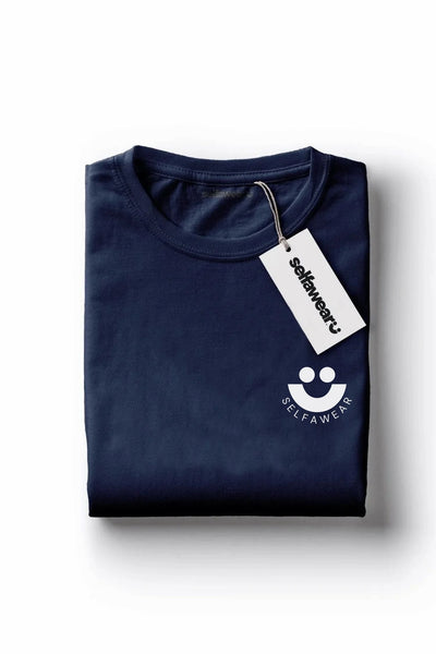 Worry Less T-Shirt Navy Shirts Selfawear 
