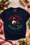Xmas Ibis BBQ T-Shirt Navy