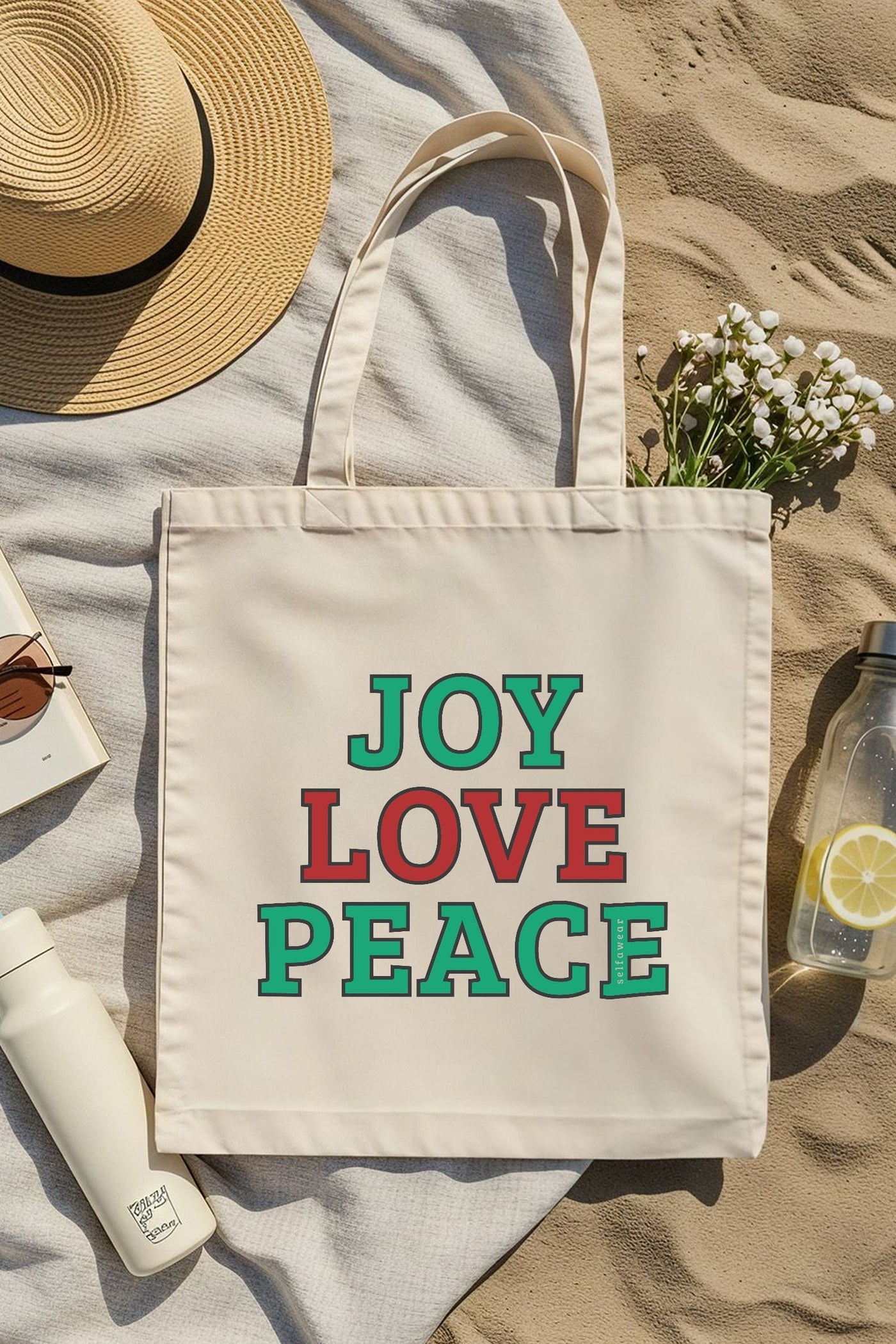 "Xmas" - Tote Bag Natural Tote Bag Selfawear 