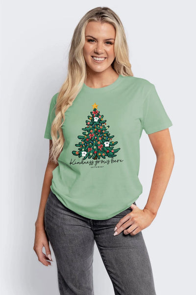 Xmas Tree T-Shirt Matcha Shirts Selfawear 