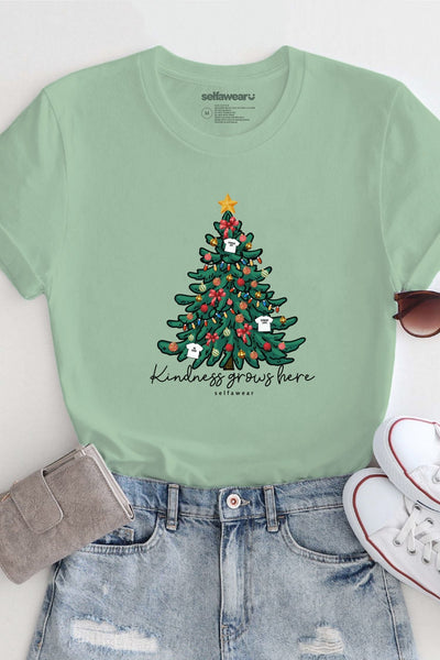 Xmas Tree T-Shirt Matcha Shirts Selfawear 