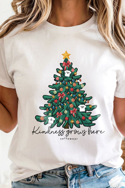 Xmas Tree T-Shirt White Shirts Selfawear 