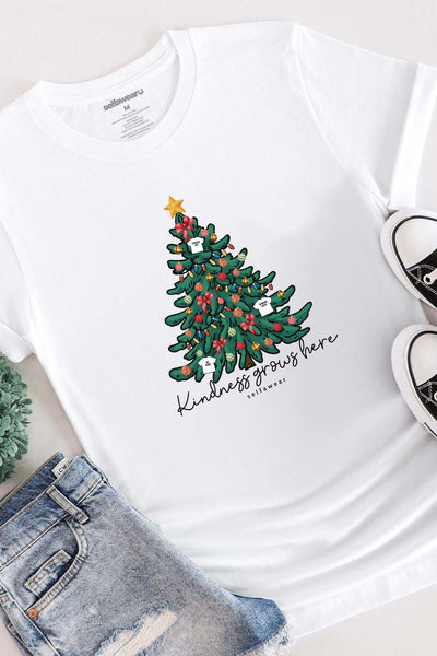 Xmas Tree T-Shirt White Shirts Selfawear 