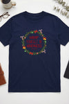 Xmas Wreath T-Shirt Navy