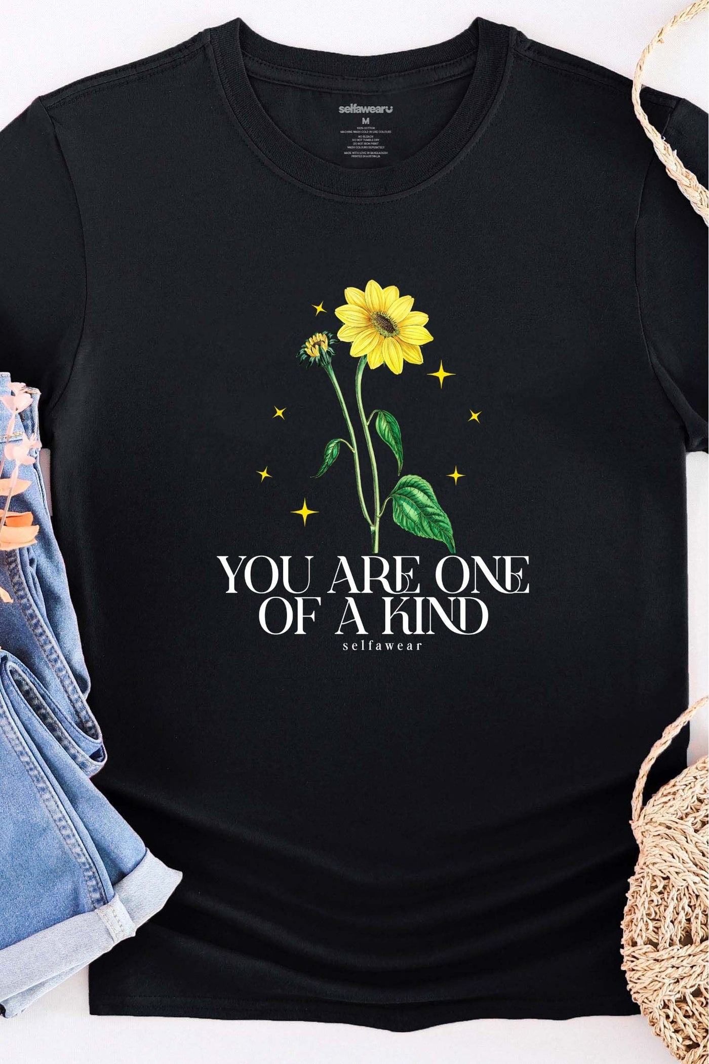 You Are One of a Kind T-Shirt Black Shirts Selfawear 