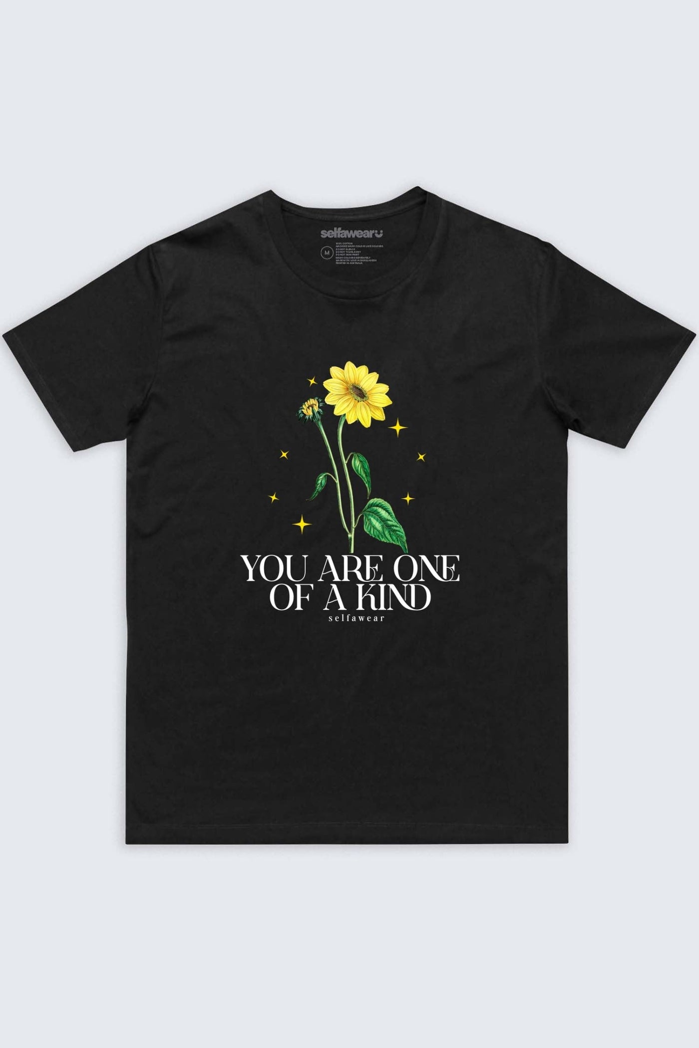 You Are One of a Kind T-Shirt Black Shirts Selfawear 