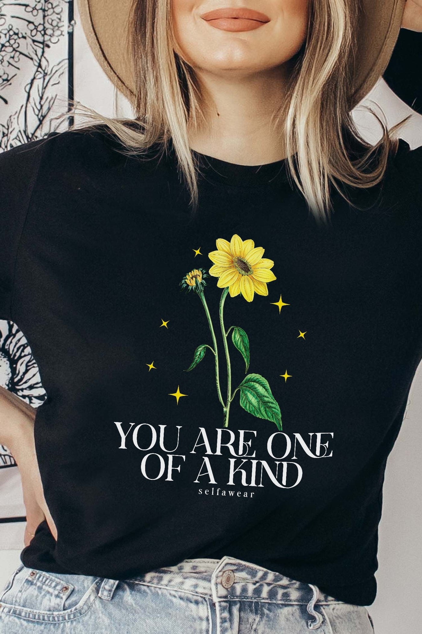 You Are One of a Kind T-Shirt Black Shirts Selfawear 