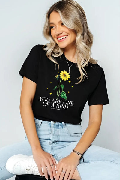 You Are One of a Kind T-Shirt Black Shirts Selfawear 