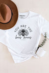 You Are the Bees Knees Long Sleeve T-Shirt White