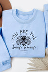 You Are the Bees Knees Sweatshirt Sky Blue
