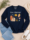 You Matter Long Sleeve T-Shirt Navy