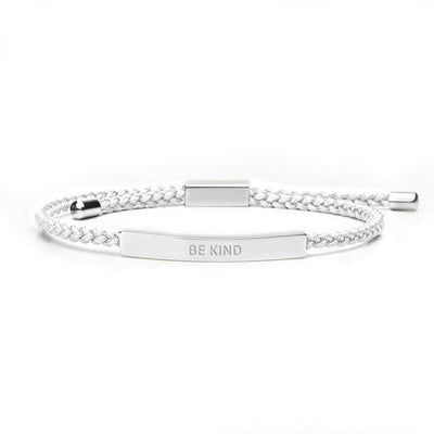 Be Kind - Silver Bracelet Bracelet Selfawear Snow White 