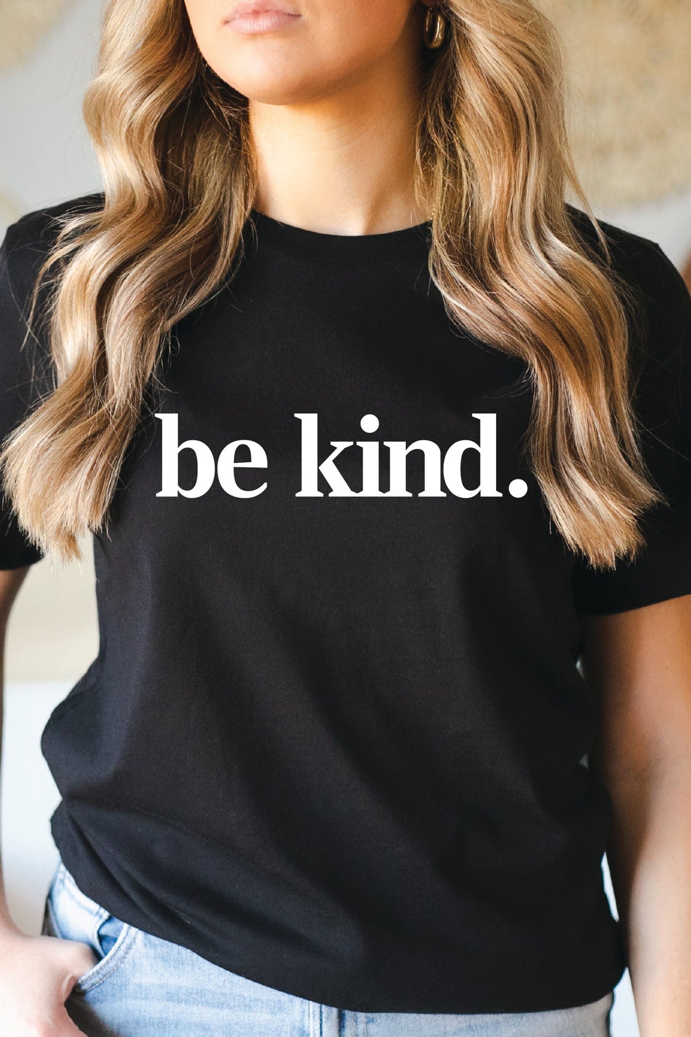 Be Kind. T-Shirt Black Shirts Selfawear 