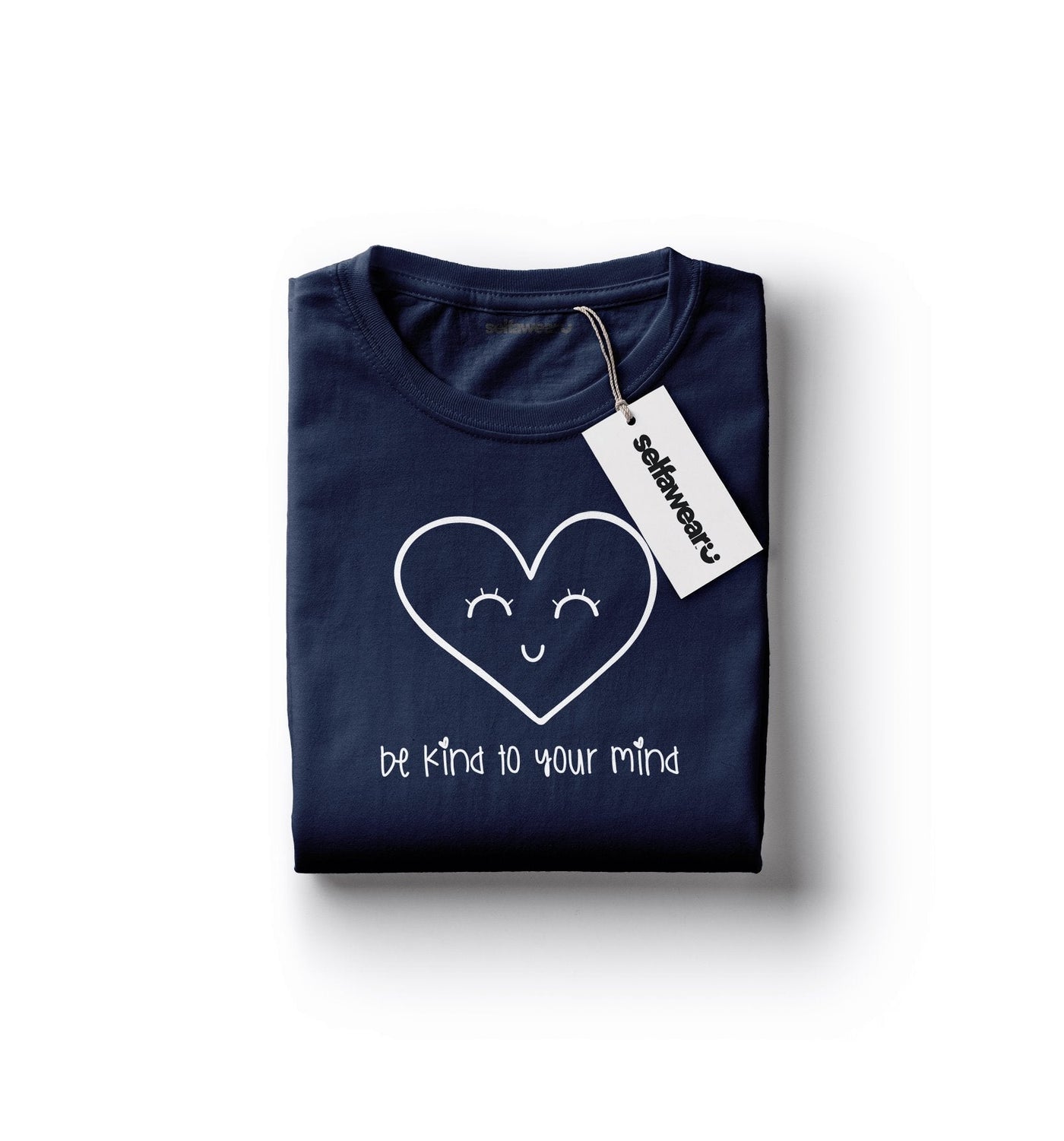Be Kind To Your Mind T-Shirt Navy Shirts Selfawear XS 