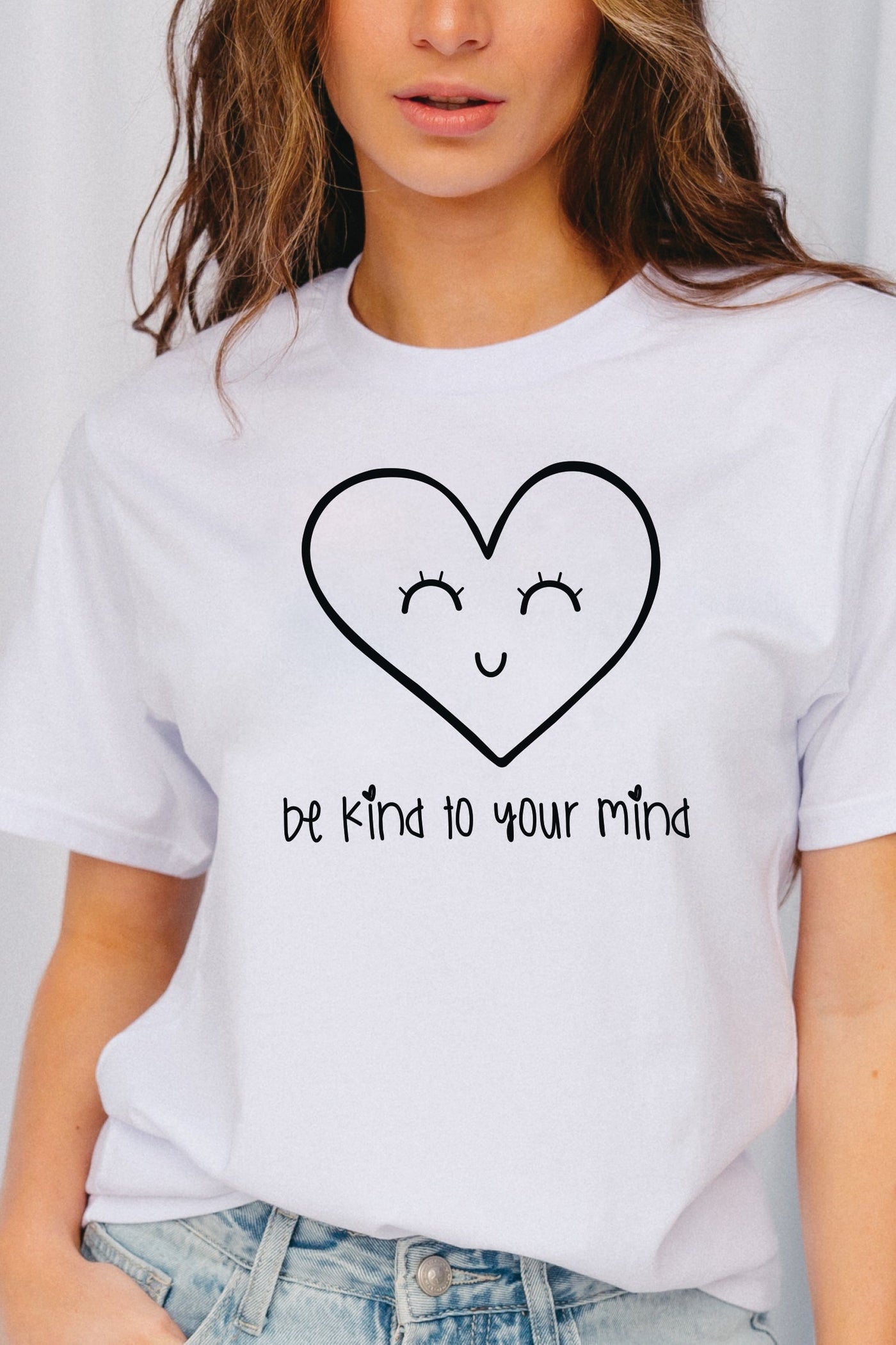 Be Kind To Your Mind T-Shirt White Shirts Selfawear 