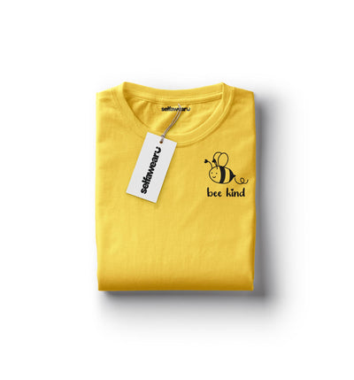 Bee Kind Shirts Selfawear Yellow S 