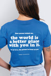 Better Place With You T-Shirt Royal Blue