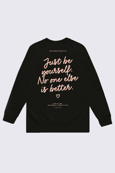 Be.YOU.tiful Sweatshirt Black Sweatshirt Selfawear 