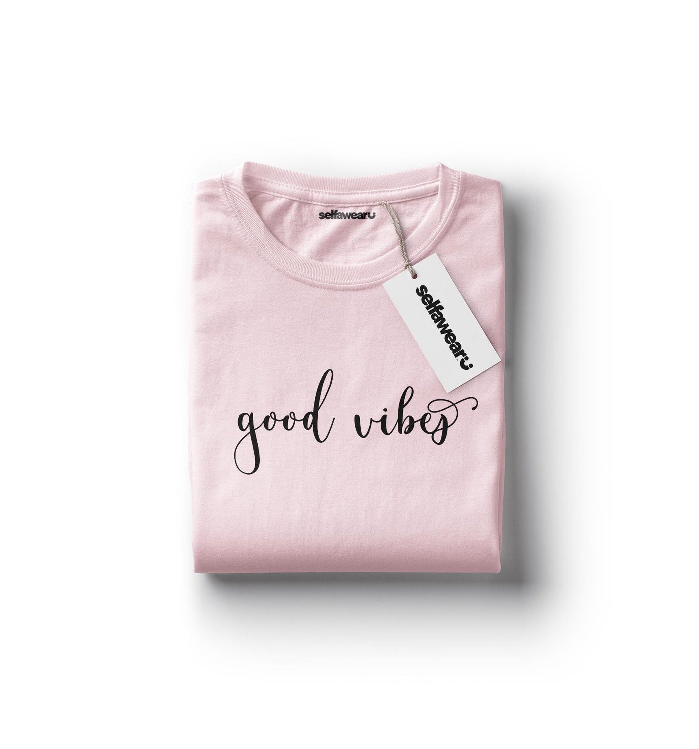 Good Vibes Shirts Selfawear Pink XS 