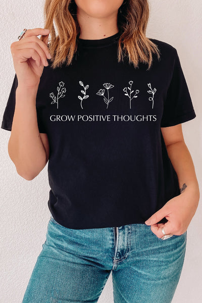 Grow Positive Thoughts Shirts Selfawear 