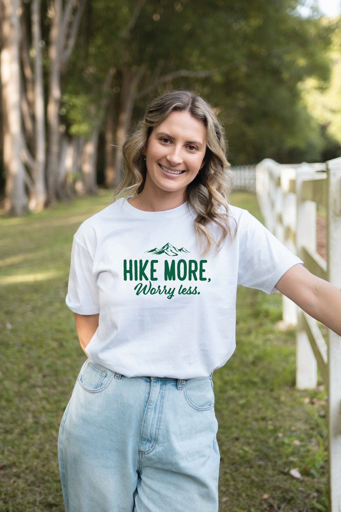 Hike More T-Shirt White Shirts Selfawear 