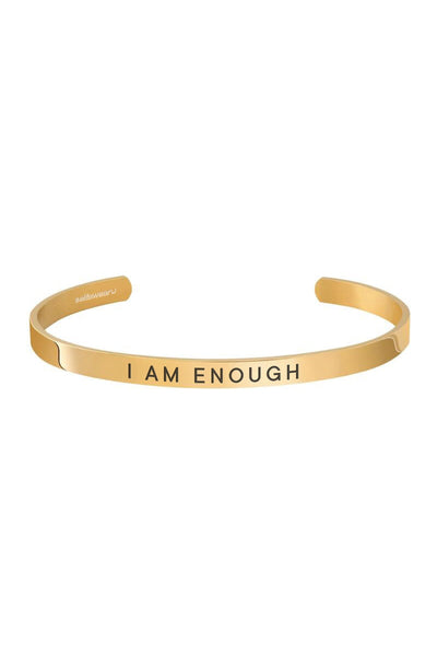 I Am Enough - Cuff Bracelet Cuff Bracelet Selfawear 