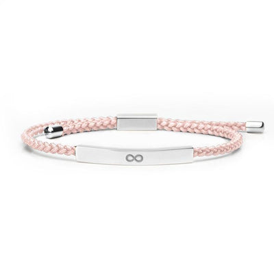 Infinity - Silver Bracelet Bracelet Selfawear Peach 