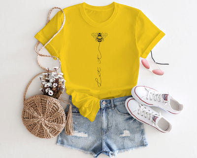 Let It Bee T-Shirt Yellow Shirts Selfawear 