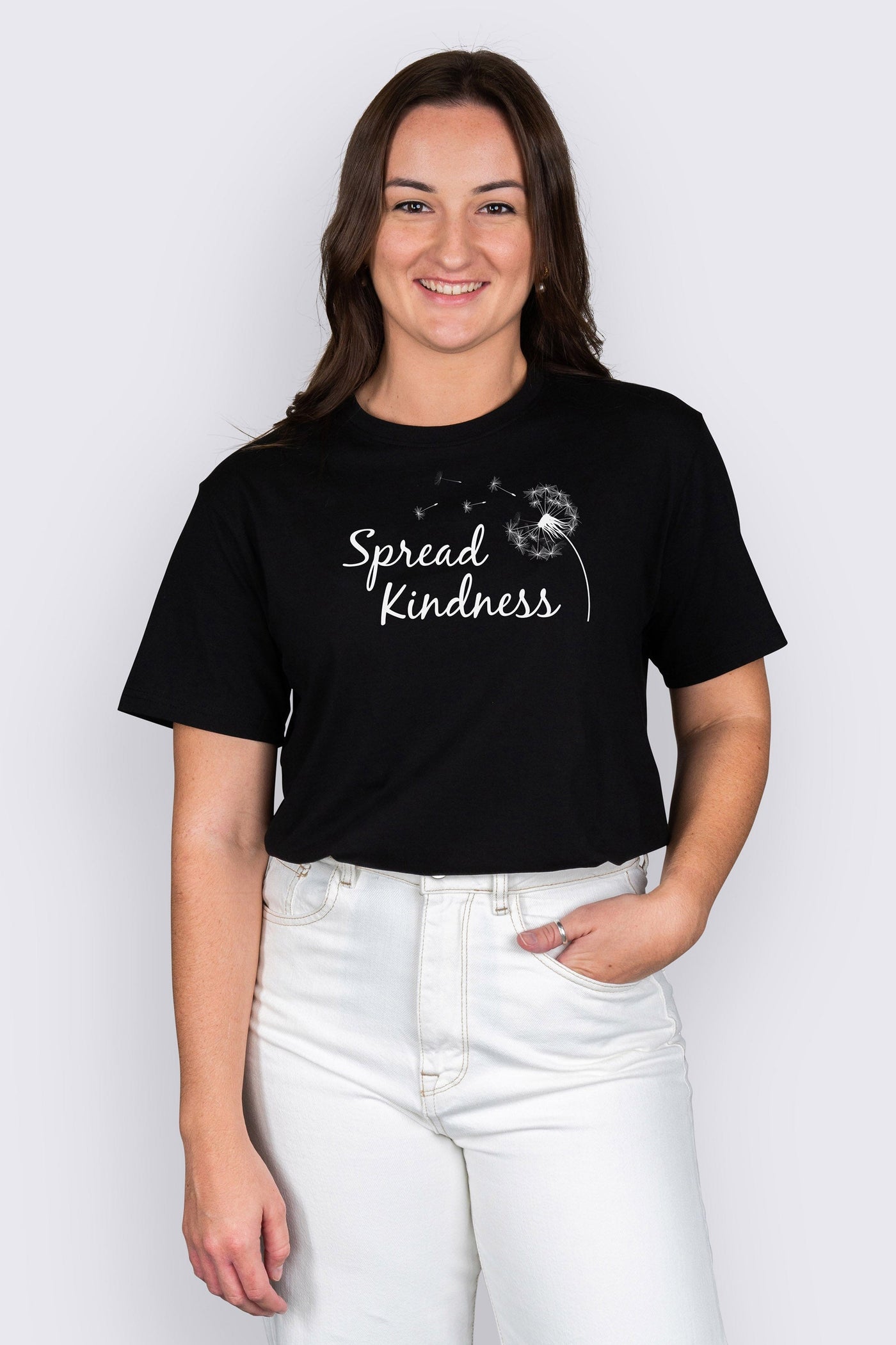 Spread Kindness T-Shirt Black Shirts Selfawear 