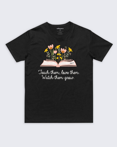 Teach Them, Love Them T-Shirt Black Shirts Selfawear 