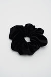 Velvet Hair Scrunchie - Black