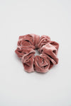 Velvet Hair Scrunchie - Dusty Pink