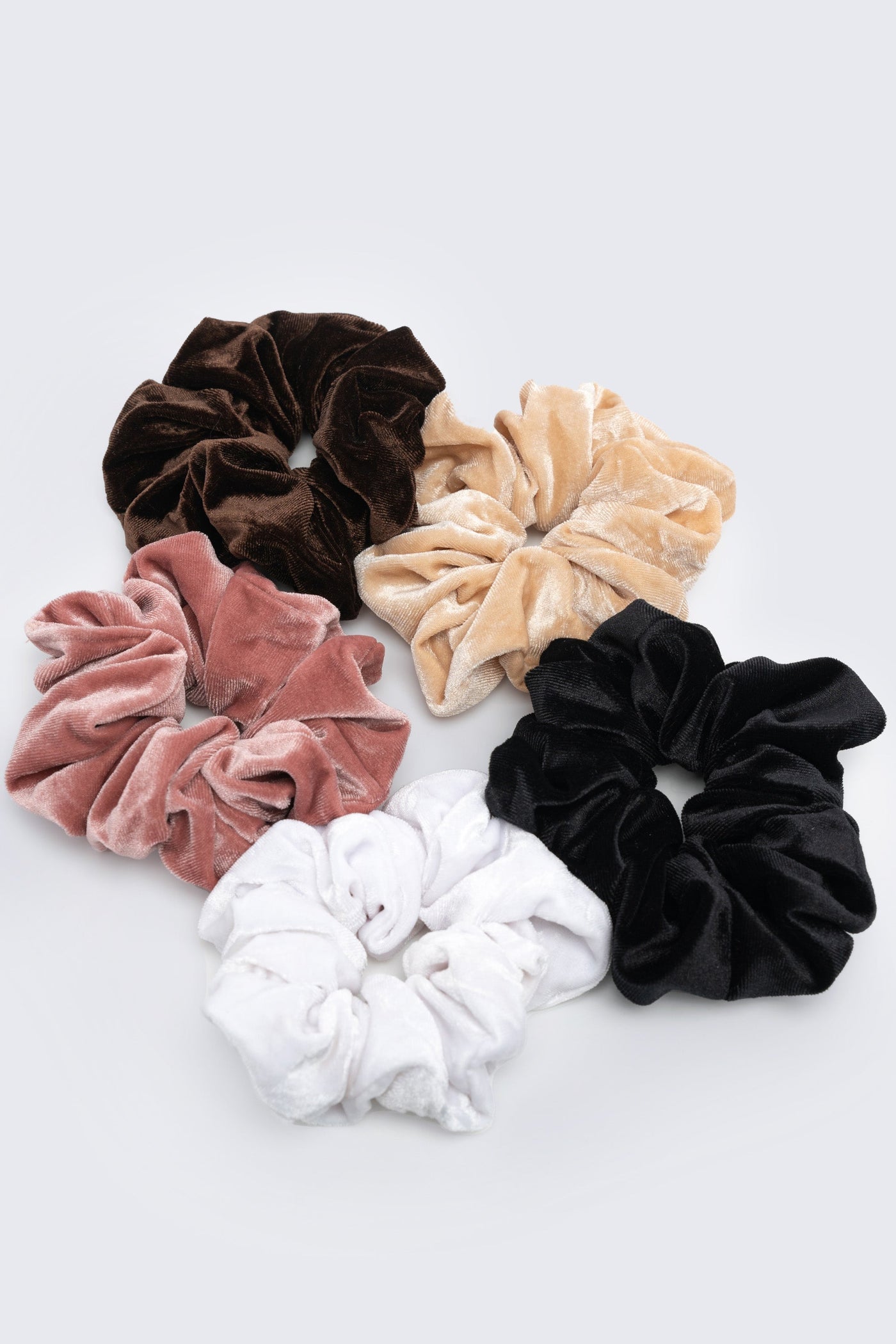 Velvet Hair Scrunchie - Light Beige Scrunchie Selfawear 