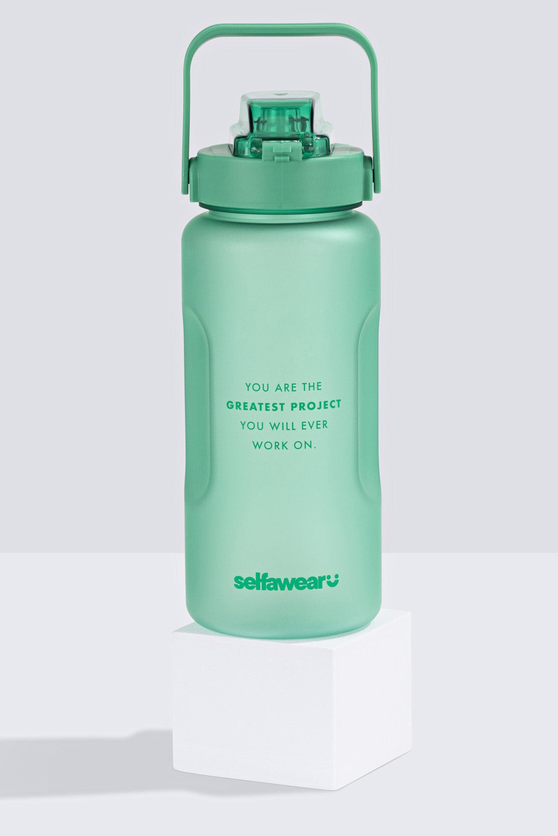 Wellness Bottle 2L - Mint Drink Bottle Selfawear 