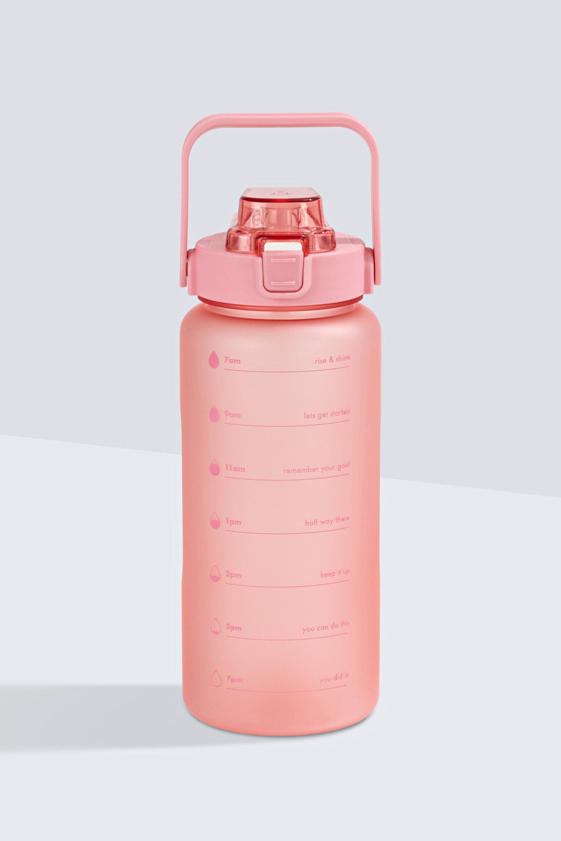 Wellness Bottle 2L - Pink Drink Bottle Selfawear 