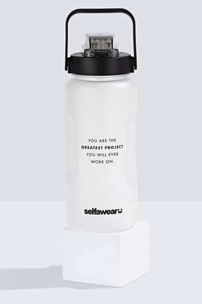 Wellness Bottle 2L - White Drink Bottle Selfawear 