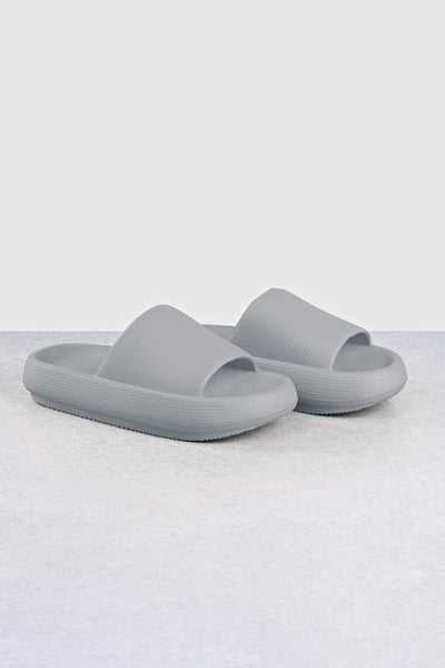 Wellness Slides Grey Footwear Selfawear 