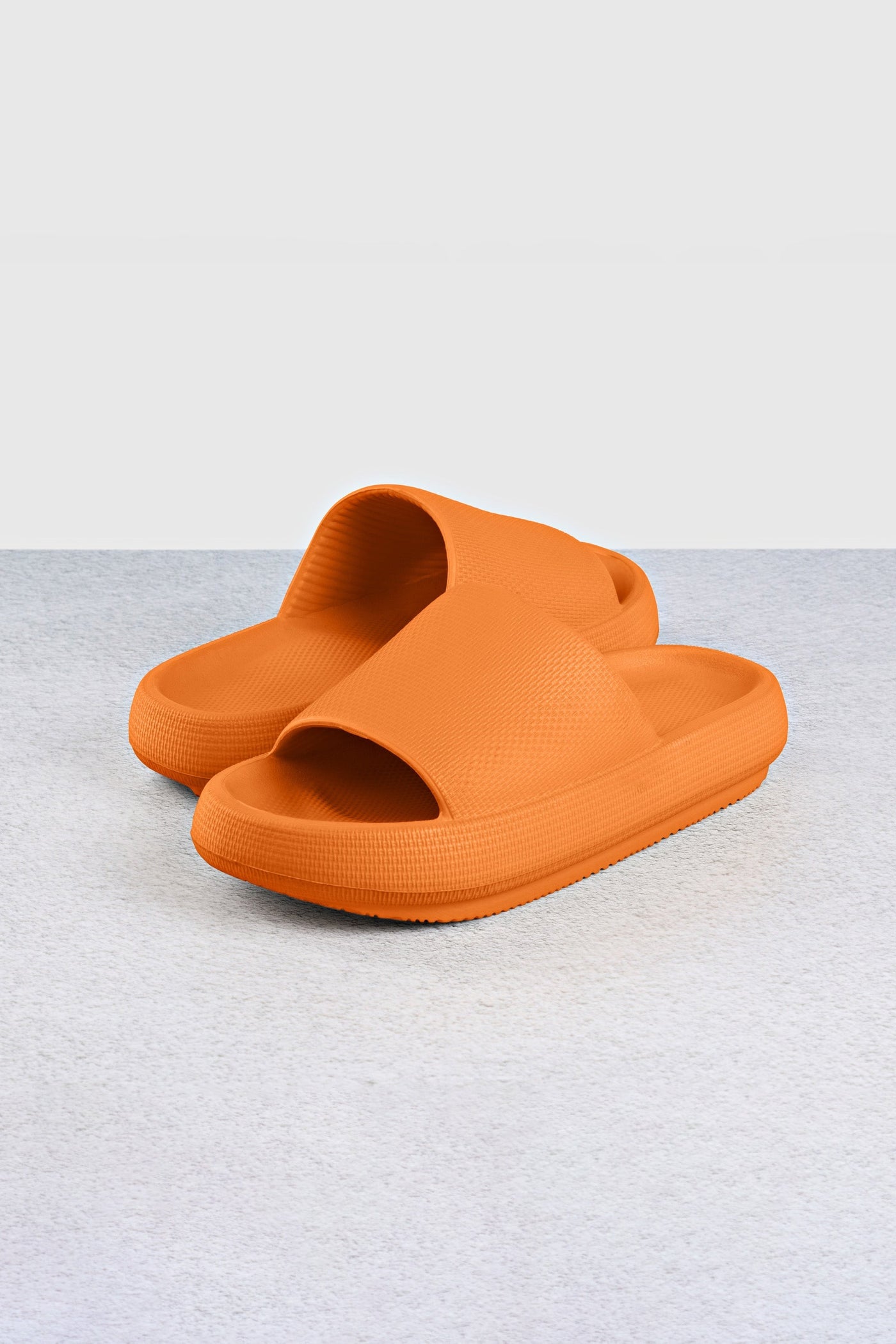 Wellness Slides Orange Footwear Selfawear 