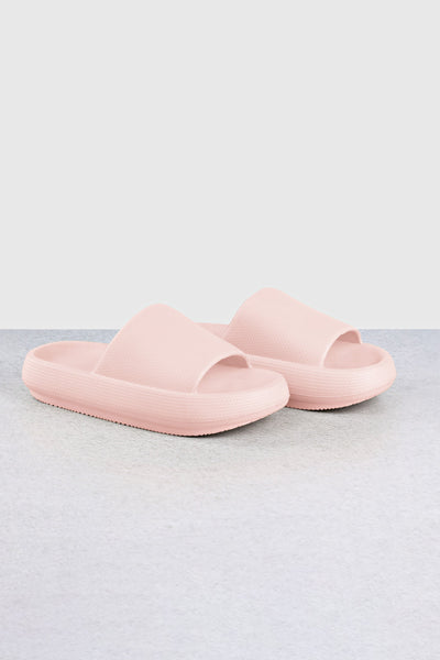 Wellness Slides Pink Footwear Selfawear 