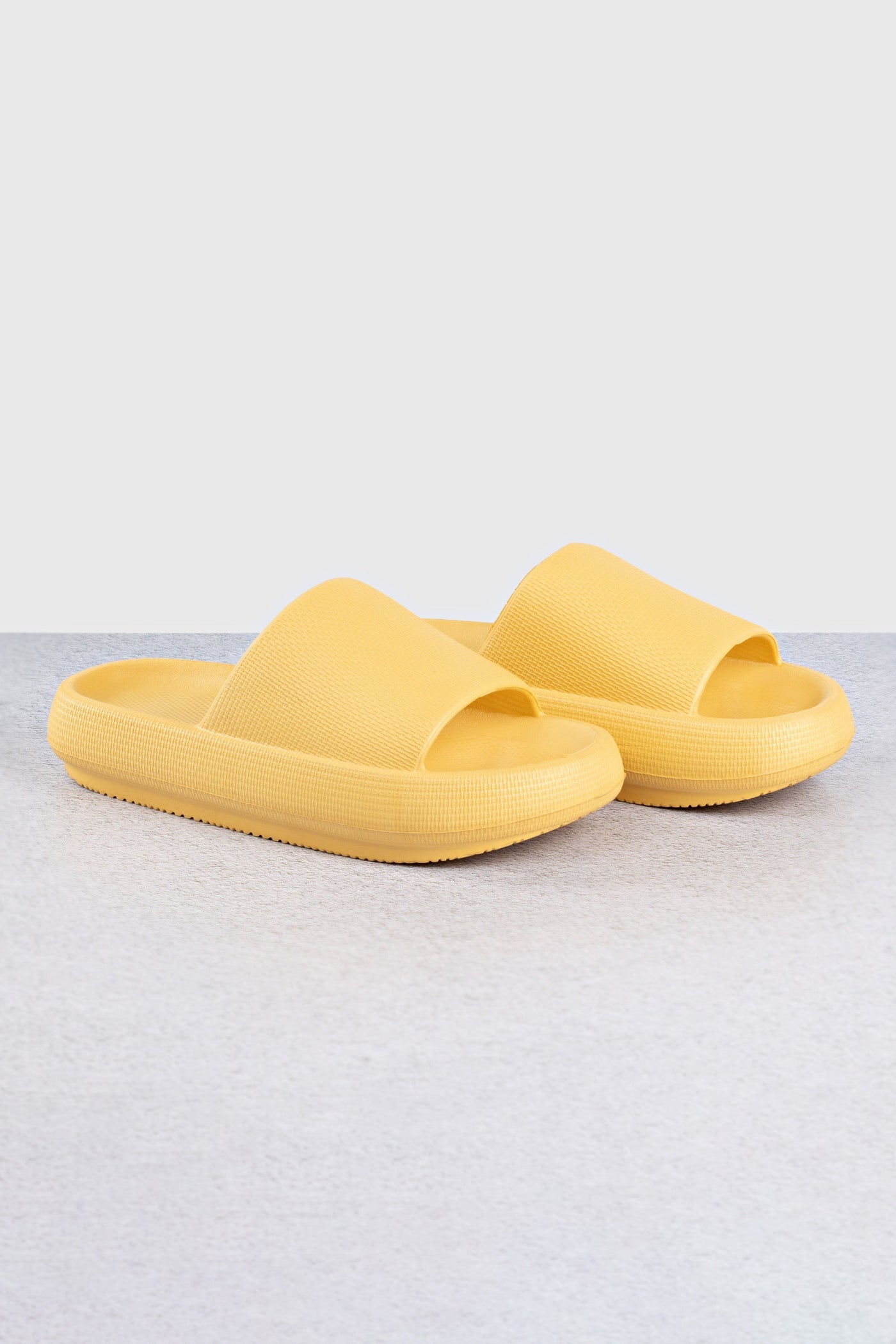 Wellness Slides Yellow Footwear Selfawear 