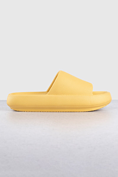 Wellness Slides Yellow Footwear Selfawear 