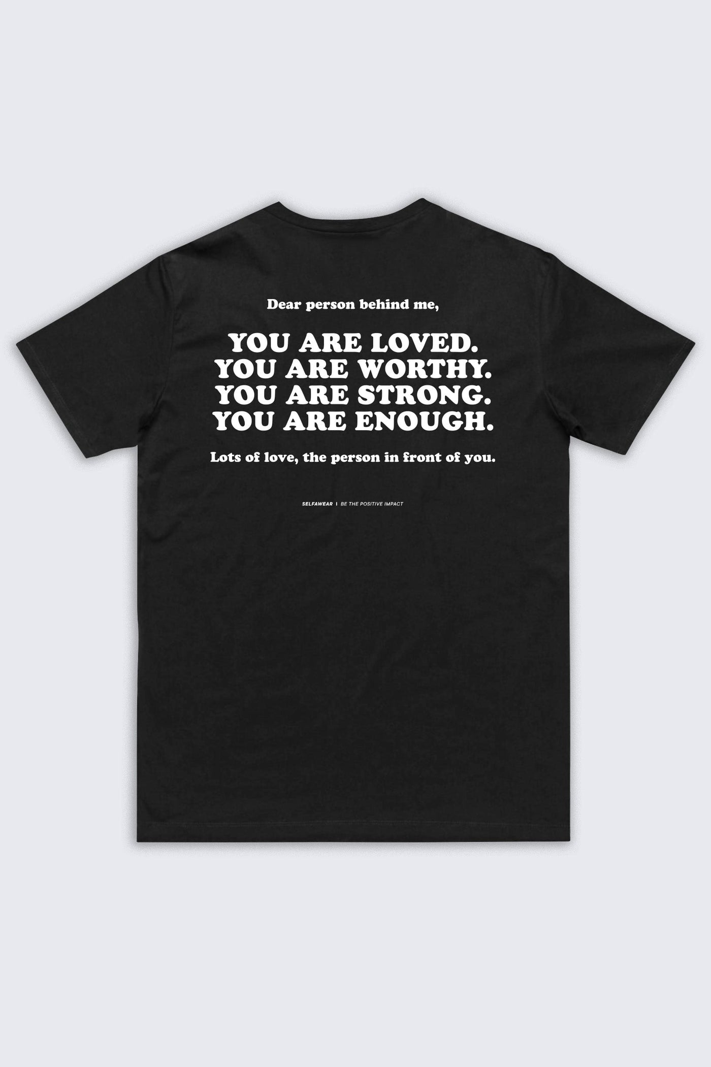 Words Of Affirmation T-Shirt Black Shirts Selfawear 